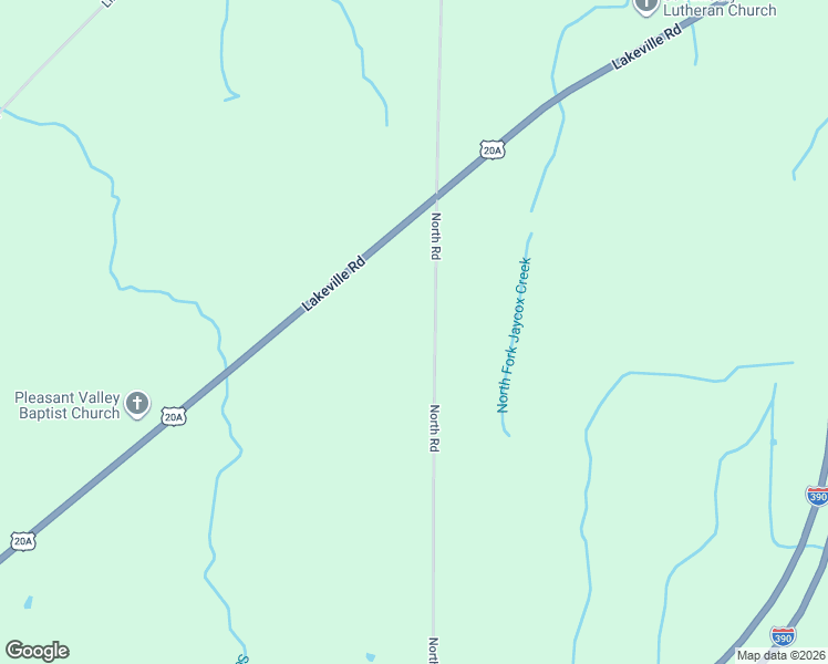 map of restaurants, bars, coffee shops, grocery stores, and more near 4002 North Road in Geneseo