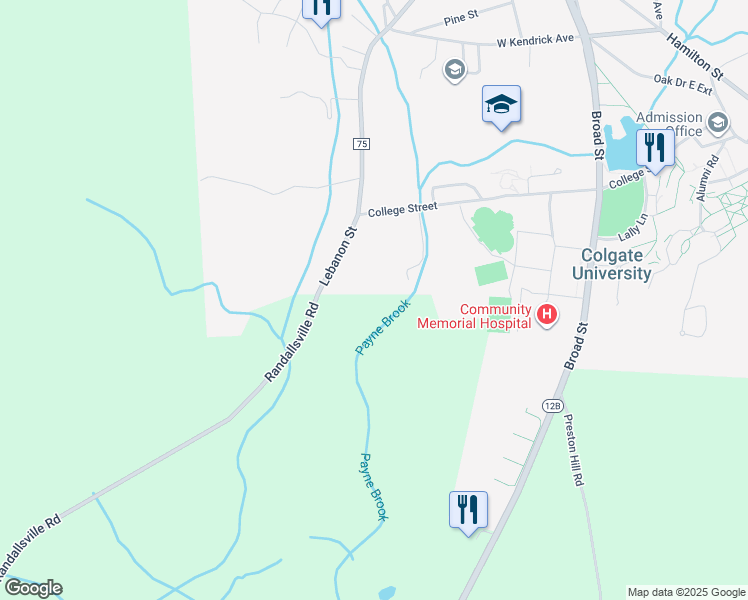 map of restaurants, bars, coffee shops, grocery stores, and more near in Hamilton