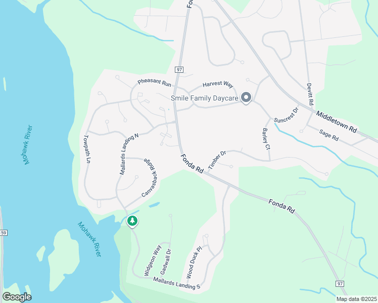 map of restaurants, bars, coffee shops, grocery stores, and more near 179 Fonda Road in Waterford