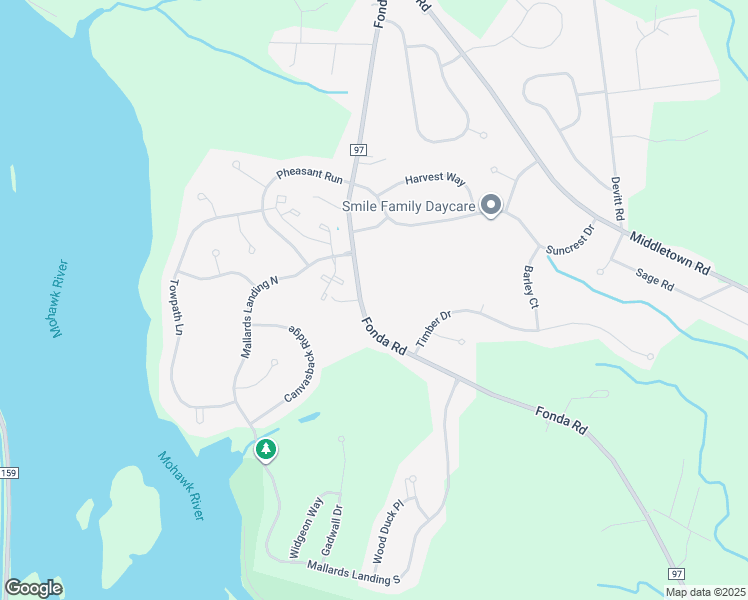 map of restaurants, bars, coffee shops, grocery stores, and more near 179 Fonda Road in Waterford