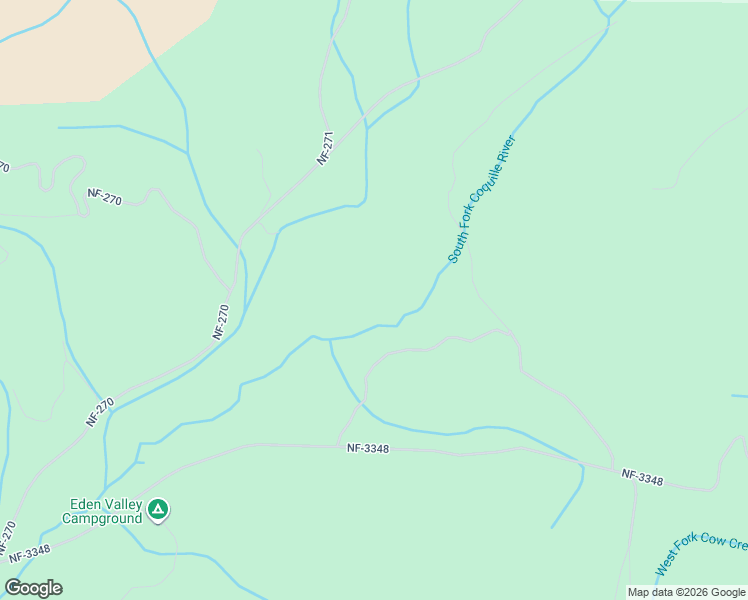 map of restaurants, bars, coffee shops, grocery stores, and more near National Forest Development Road 271 in Myrtle Point