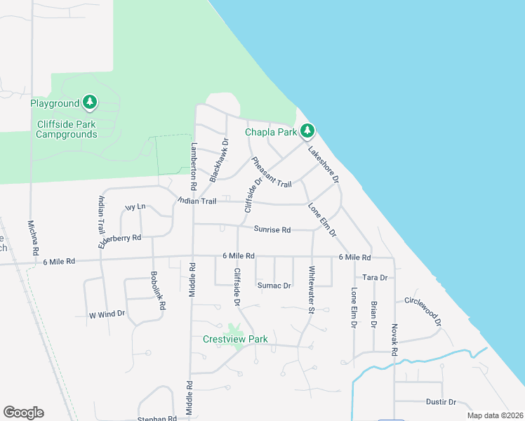 map of restaurants, bars, coffee shops, grocery stores, and more near 2613 Indian Trail in Racine