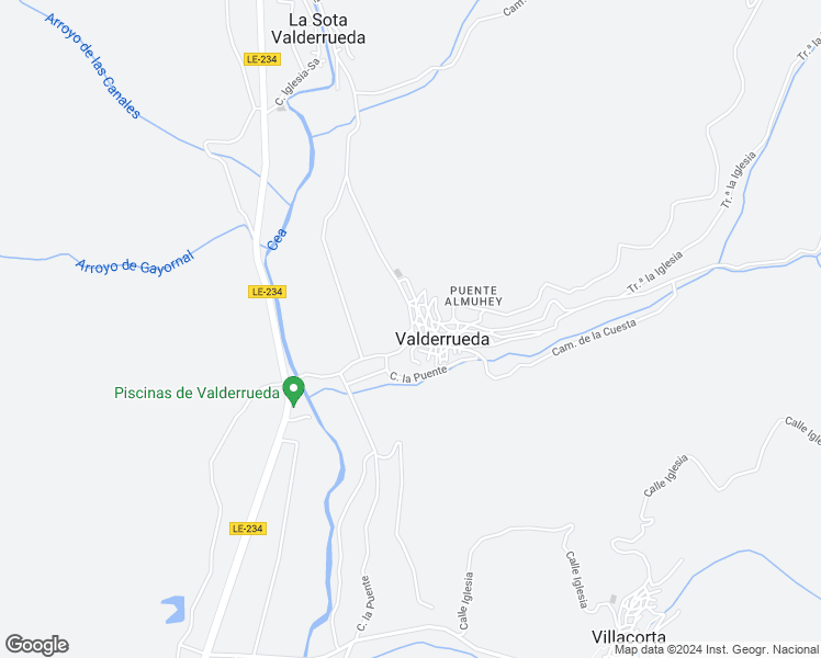 map of restaurants, bars, coffee shops, grocery stores, and more near 1 Calle Cementerio in Valderrueda