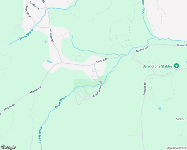 map of restaurants, bars, coffee shops, grocery stores, and more near 1 Great Brook Road in Milford
