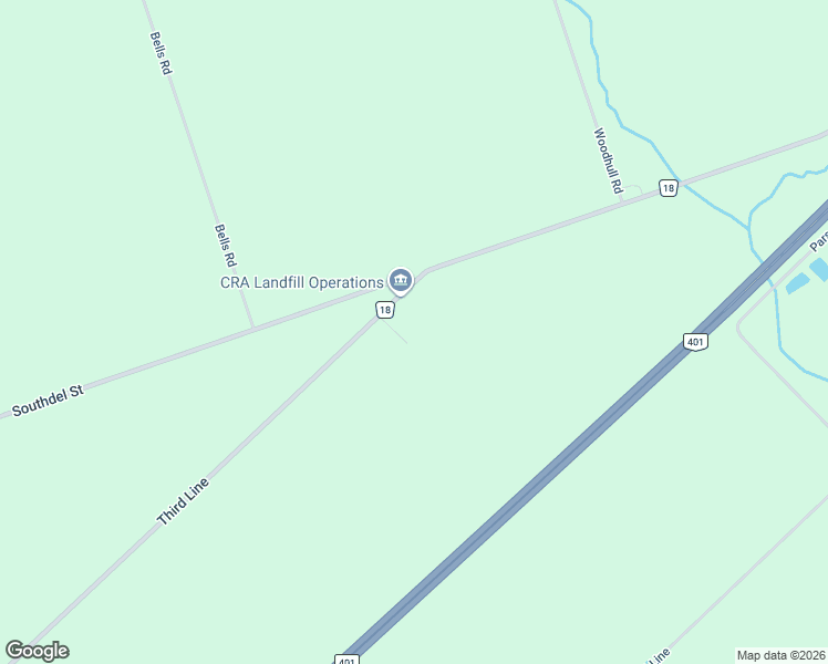 map of restaurants, bars, coffee shops, grocery stores, and more near 38593 Third Line in Southwold
