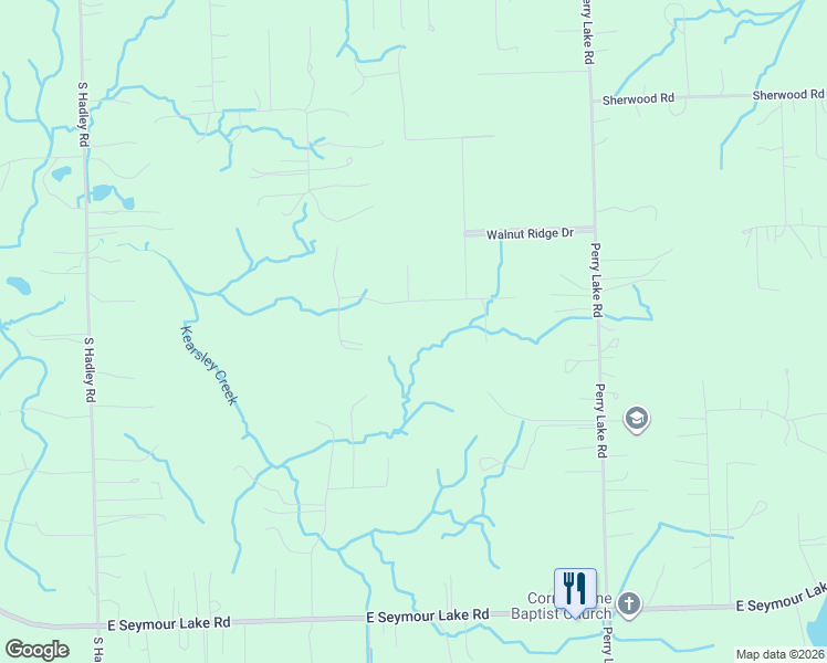map of restaurants, bars, coffee shops, grocery stores, and more near 2700 Scenic Meadows in Brandon Township