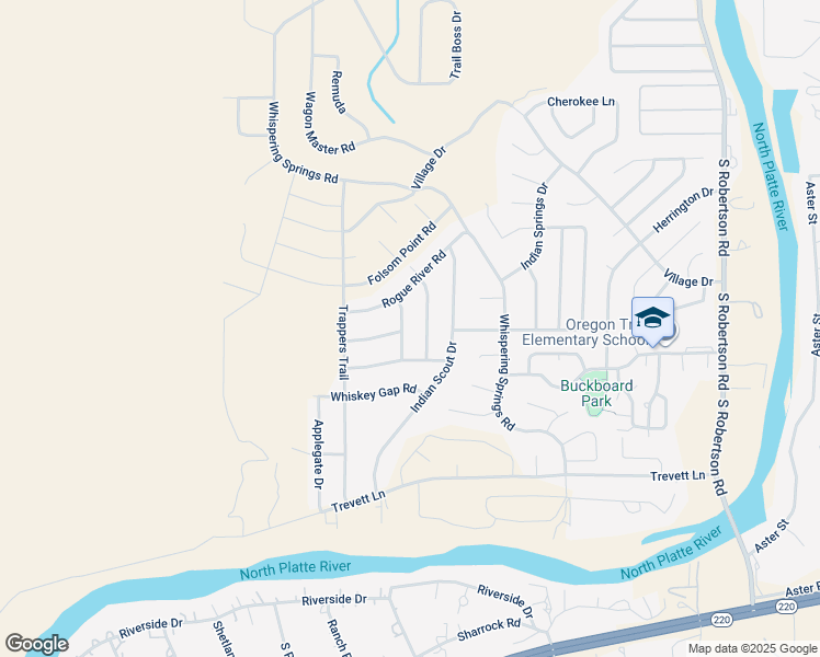 map of restaurants, bars, coffee shops, grocery stores, and more near 3177 Carbide Trail in Casper
