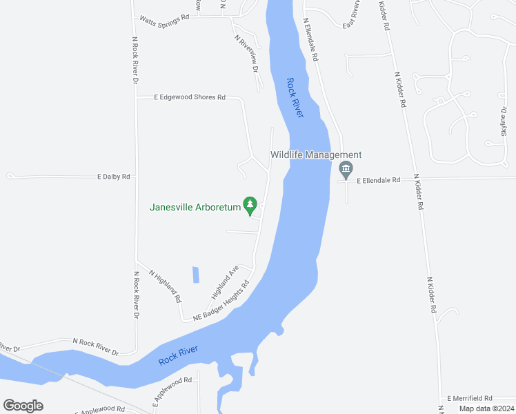 map of restaurants, bars, coffee shops, grocery stores, and more near 9971 North Edgewood Shores Road in Edgerton