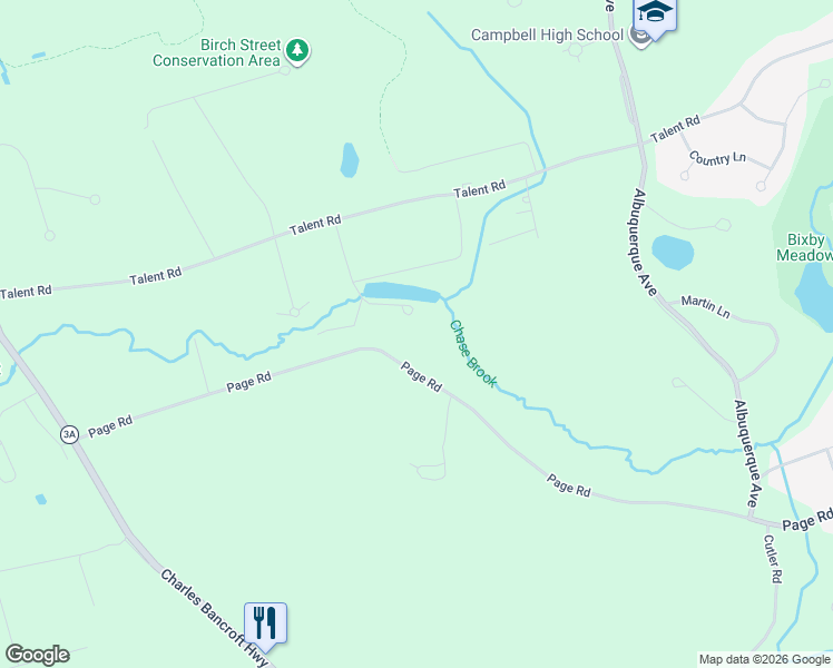 map of restaurants, bars, coffee shops, grocery stores, and more near 68 Marc Lane in Litchfield