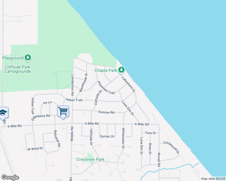 map of restaurants, bars, coffee shops, grocery stores, and more near 7355 Pheasant Trail in Racine