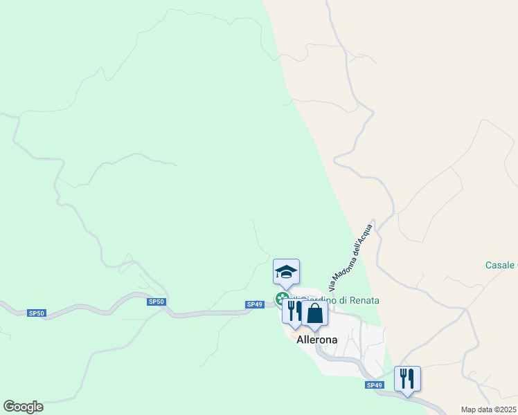 map of restaurants, bars, coffee shops, grocery stores, and more near 55 Vocabolo Tufo in Provincia di Terni