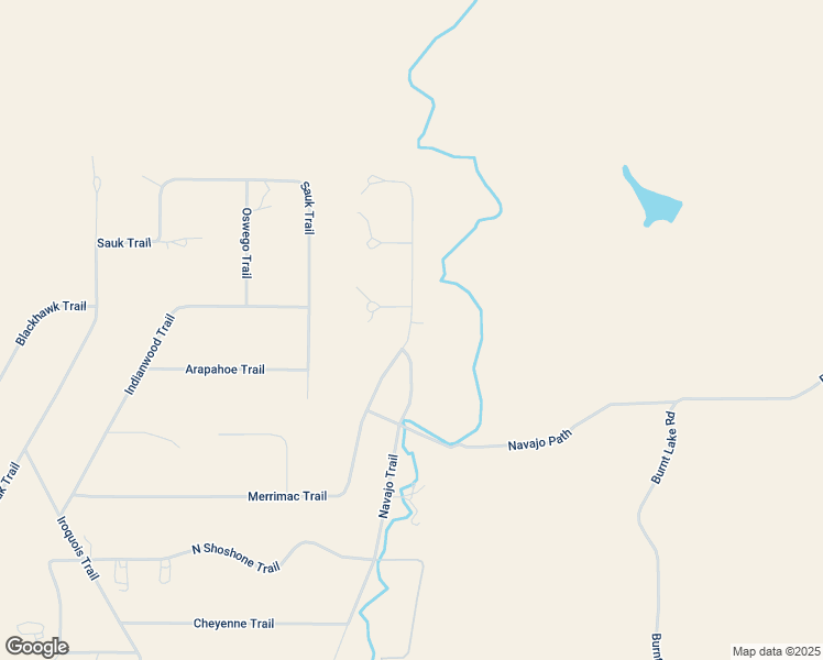map of restaurants, bars, coffee shops, grocery stores, and more near Merrimac Trail in Pinedale