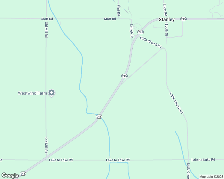 map of restaurants, bars, coffee shops, grocery stores, and more near 2220 New York 245 in Stanley