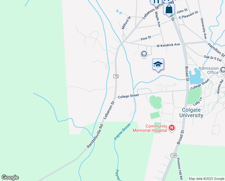 map of restaurants, bars, coffee shops, grocery stores, and more near 142 Lebanon Street in Hamilton
