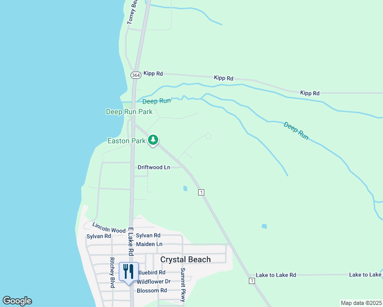 map of restaurants, bars, coffee shops, grocery stores, and more near 4532 Lake Ridge Drive in Canandaigua