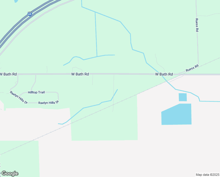 map of restaurants, bars, coffee shops, grocery stores, and more near 4235-4557 West Bath Road in Perry