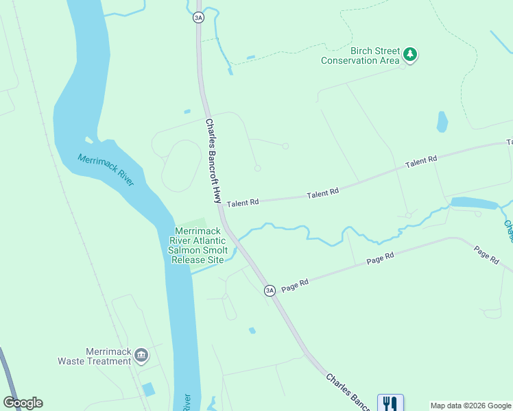 map of restaurants, bars, coffee shops, grocery stores, and more near 25 Snowdrop Lane in Litchfield