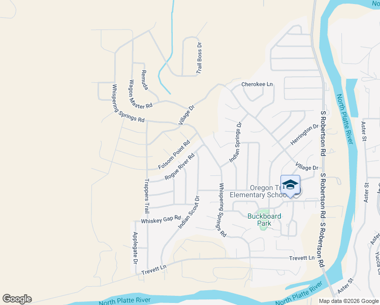 map of restaurants, bars, coffee shops, grocery stores, and more near 6809 Rouge River in Casper