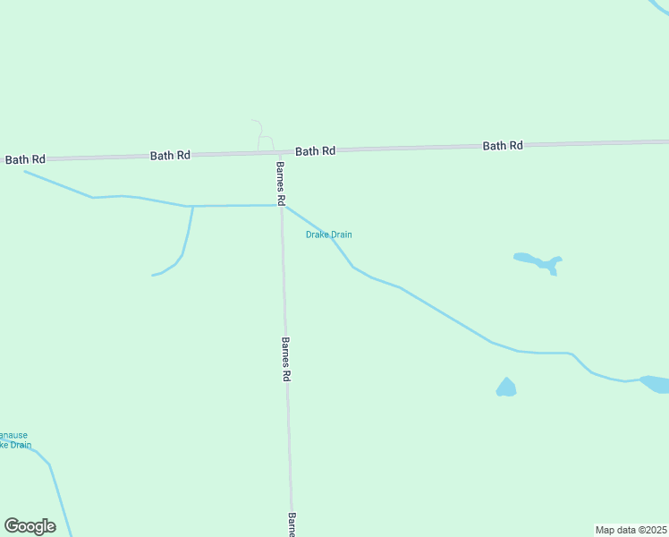 map of restaurants, bars, coffee shops, grocery stores, and more near 12401-12999 Barnes Road in Byron