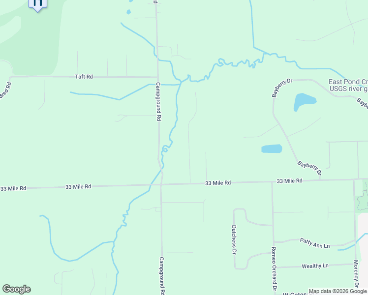 map of restaurants, bars, coffee shops, grocery stores, and more near 71326 East Pond Creek Drive in Macomb County