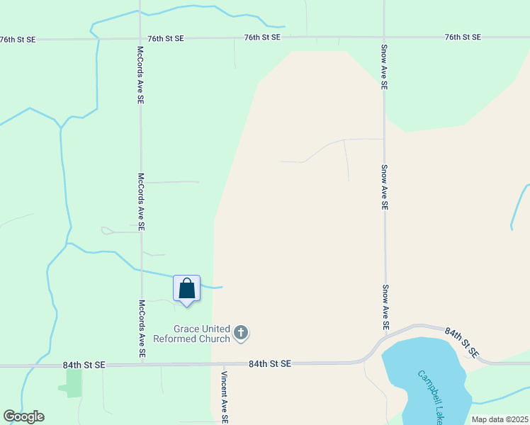 map of restaurants, bars, coffee shops, grocery stores, and more near 8001 Snow Avenue Southeast in Alto
