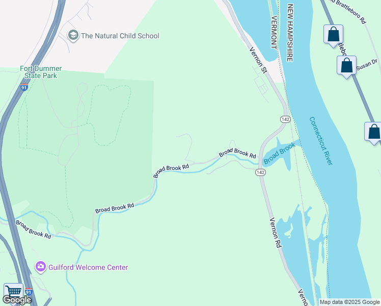 map of restaurants, bars, coffee shops, grocery stores, and more near 187 Broad Brook Road in Vernon