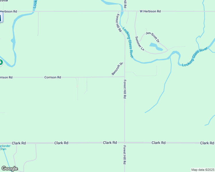 map of restaurants, bars, coffee shops, grocery stores, and more near 8133 Corrison Road in Grand Ledge