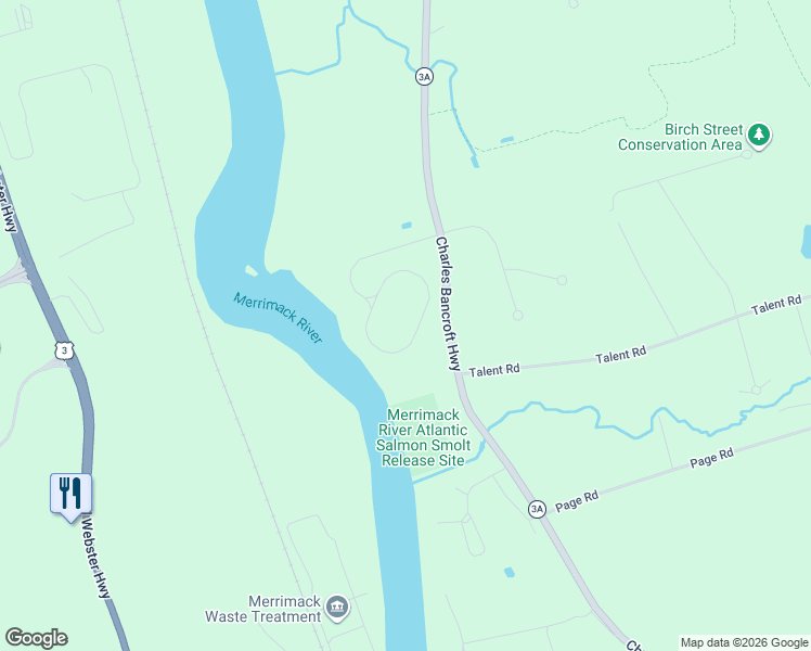 map of restaurants, bars, coffee shops, grocery stores, and more near 10 Riverview Circle in Litchfield