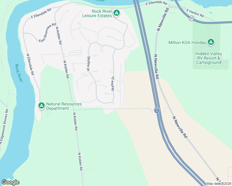 map of restaurants, bars, coffee shops, grocery stores, and more near 207 Whitneys Way in Edgerton