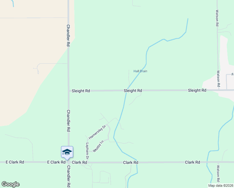 map of restaurants, bars, coffee shops, grocery stores, and more near 4316 Sleight Road in Bath Township