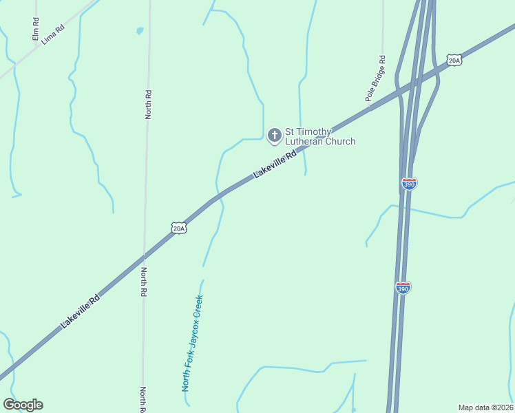 map of restaurants, bars, coffee shops, grocery stores, and more near 4970 Lakeville Road in Geneseo