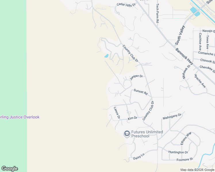 map of restaurants, bars, coffee shops, grocery stores, and more near 1675 Juniper Drive in Pocatello