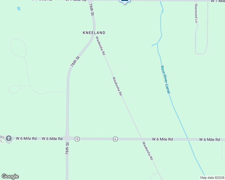 map of restaurants, bars, coffee shops, grocery stores, and more near 1459 Waukesha Rd in Caledonia