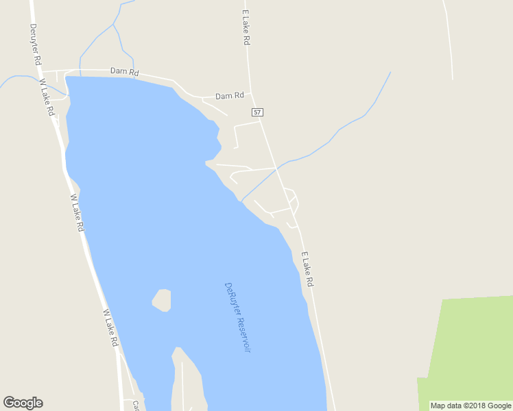 map of restaurants, bars, coffee shops, grocery stores, and more near 259 7th Avenue in DeRuyter