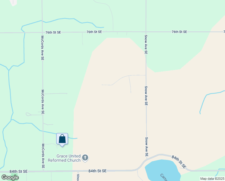 map of restaurants, bars, coffee shops, grocery stores, and more near 7881 Snow Avenue Southeast in Alto