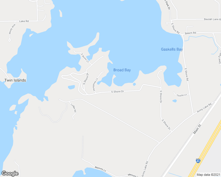 map of restaurants, bars, coffee shops, grocery stores, and more near 1560 South Shore Drive in East Troy