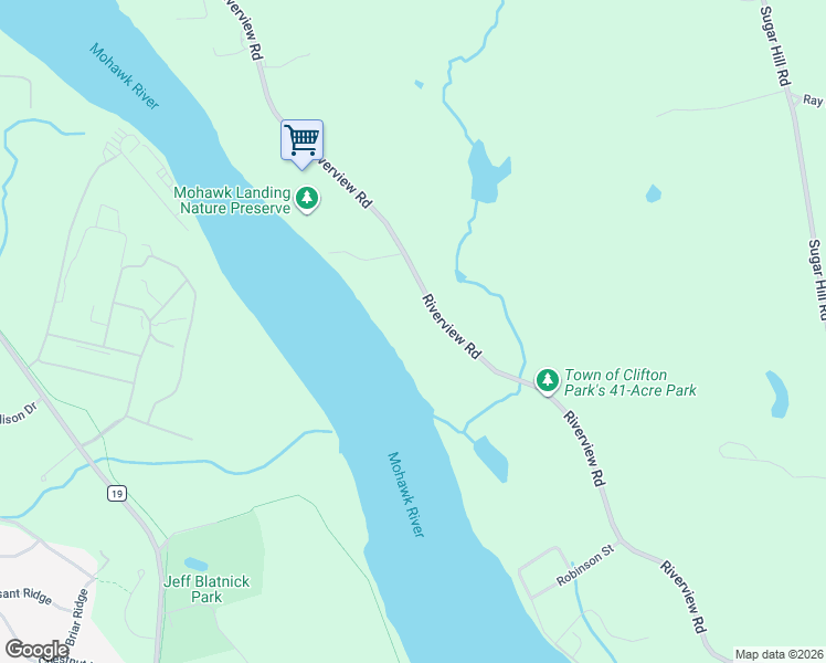 map of restaurants, bars, coffee shops, grocery stores, and more near 612 Riverview Road in Rexford