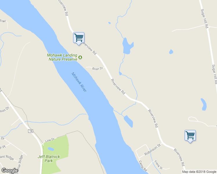 map of restaurants, bars, coffee shops, grocery stores, and more near 612 Riverview Road in Rexford