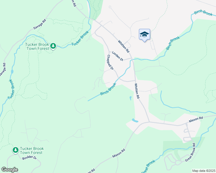 map of restaurants, bars, coffee shops, grocery stores, and more near 40 Kasey Drive in Milford
