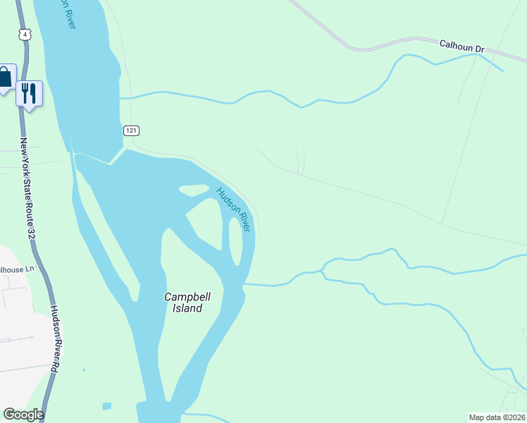 map of restaurants, bars, coffee shops, grocery stores, and more near 2044 River Road in Melrose