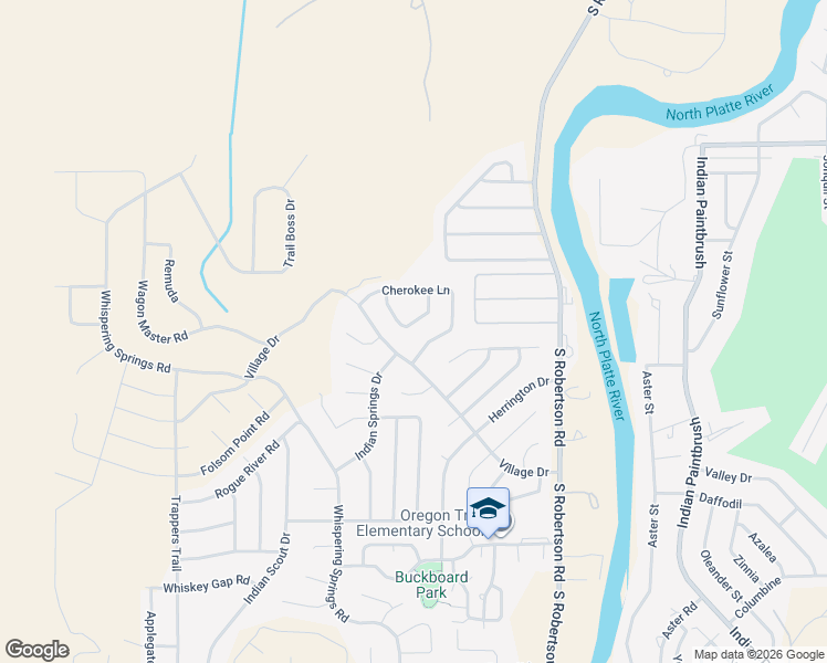 map of restaurants, bars, coffee shops, grocery stores, and more near 6547 Dee Lyle Circle in Casper