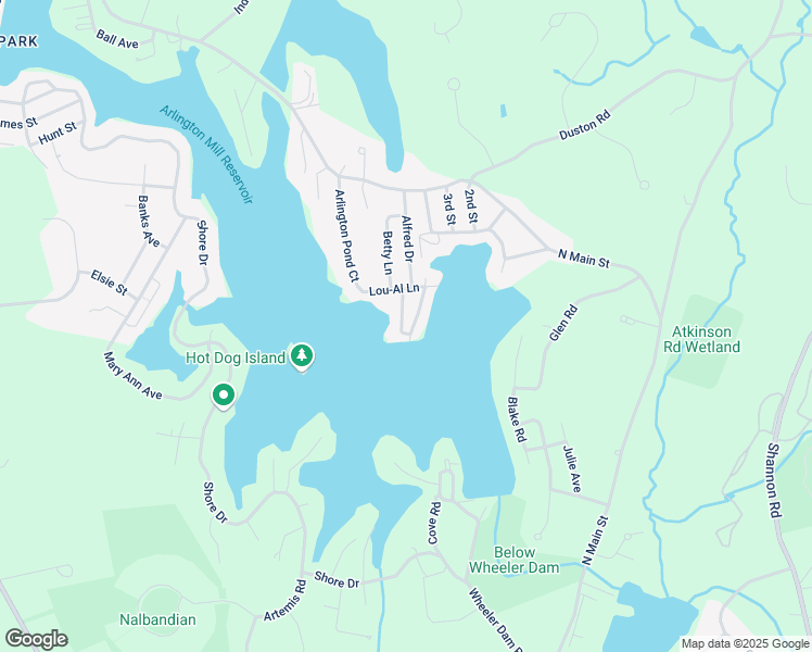 map of restaurants, bars, coffee shops, grocery stores, and more near 19 Franz Road in Salem
