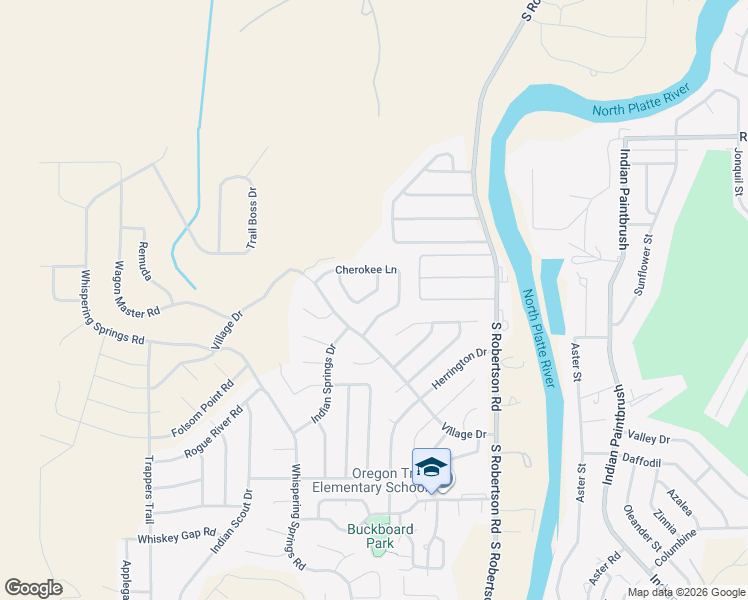 map of restaurants, bars, coffee shops, grocery stores, and more near 6547 Dee Lyle Circle in Casper