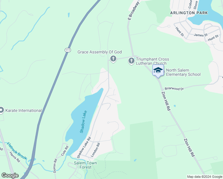 map of restaurants, bars, coffee shops, grocery stores, and more near 5 Greenwood Street in Salem