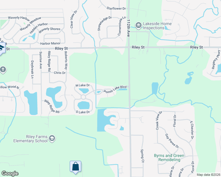 map of restaurants, bars, coffee shops, grocery stores, and more near 2926 Redbird Court in Holland