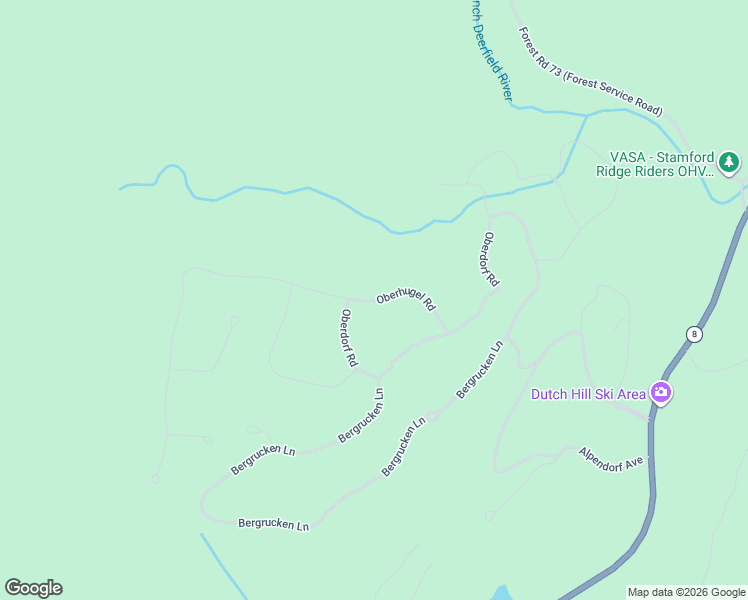 map of restaurants, bars, coffee shops, grocery stores, and more near 229 Oberhugel Road in Readsboro