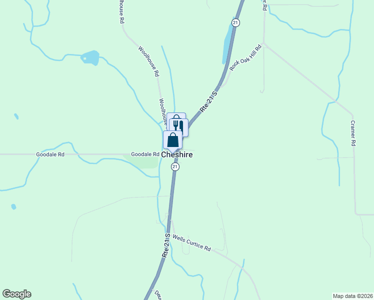 map of restaurants, bars, coffee shops, grocery stores, and more near 4247 Keister Road in Canandaigua