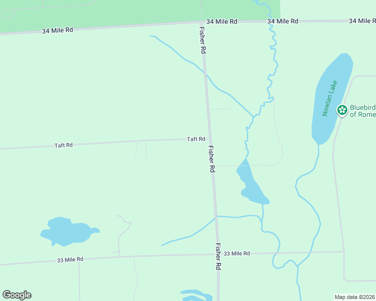 map of restaurants, bars, coffee shops, grocery stores, and more near 4080 Taft Road in Macomb County