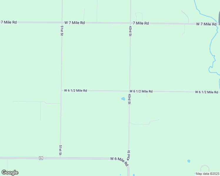 map of restaurants, bars, coffee shops, grocery stores, and more near 4500 West 6 1/2 Mile Road in Caledonia