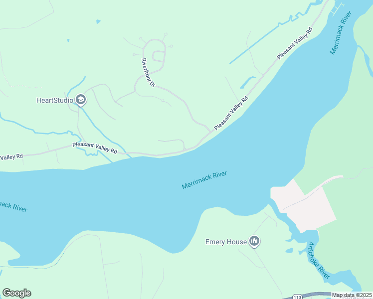 map of restaurants, bars, coffee shops, grocery stores, and more near 1 Amesbury Landing in Amesbury